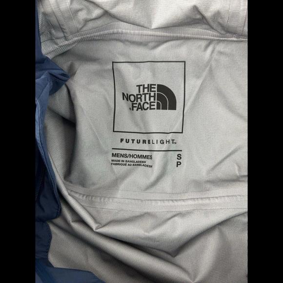 The North Face Dryzzle Rain Jacket Mens Sz S Blue Waterproof Outdoor - Picture 8 of 9